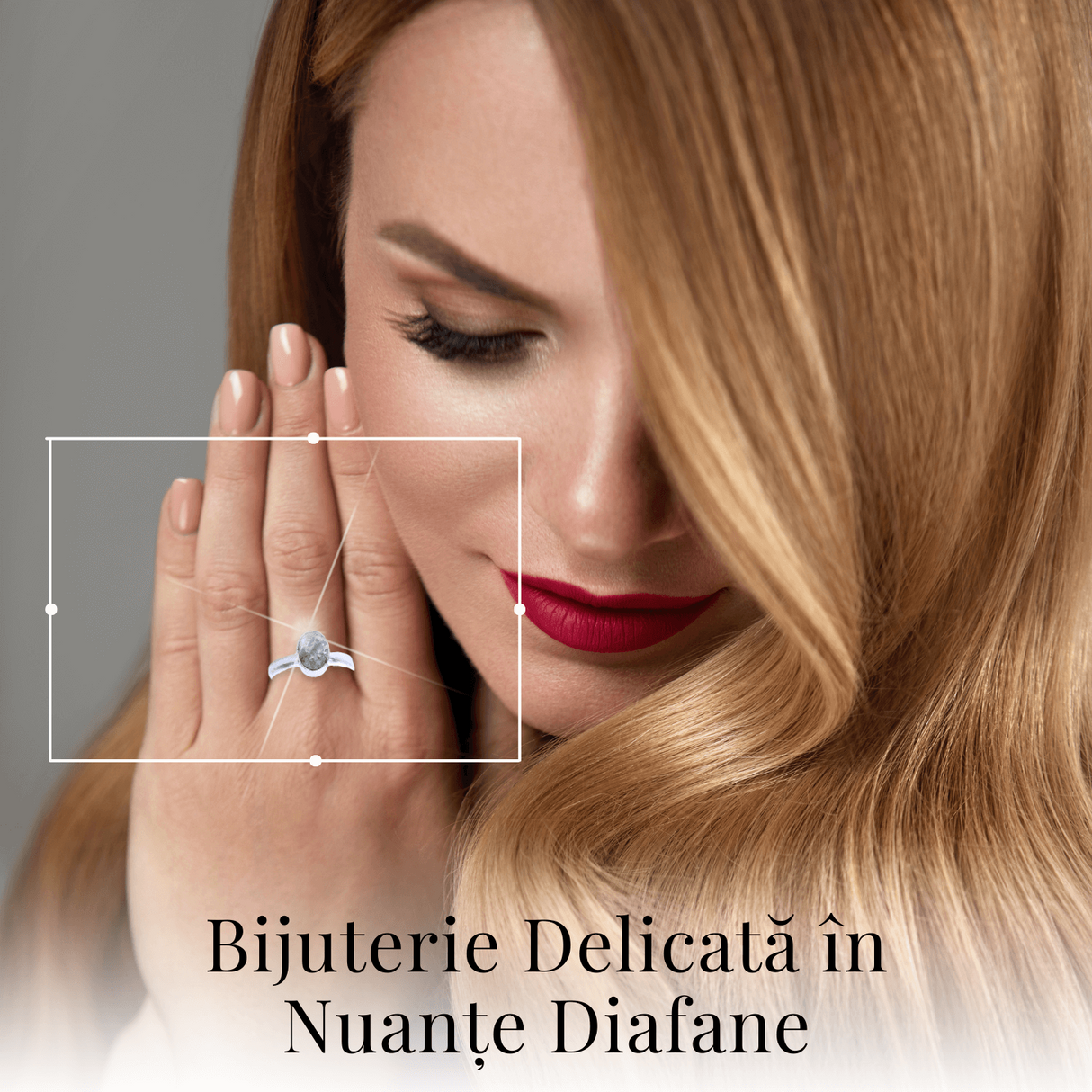 Inel Reglabil din Argint 925 cu Piatra Naturala de Acvamarin