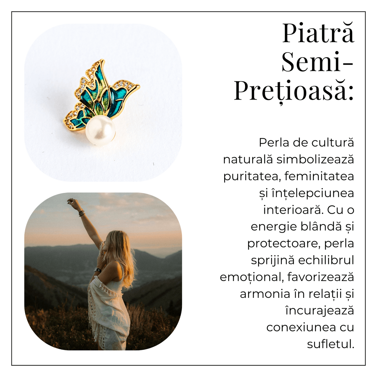 Eleganta care zboara – Cercei cu perla naturala si pasarele aurii