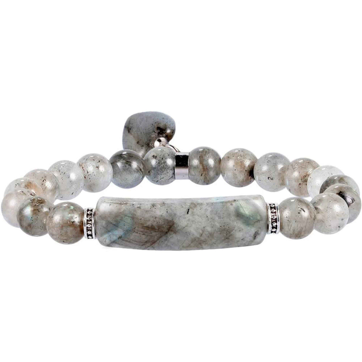 Bratara cu pietre semipretioase margele 8mm ochi de Labradorit : Echilibru si armonie