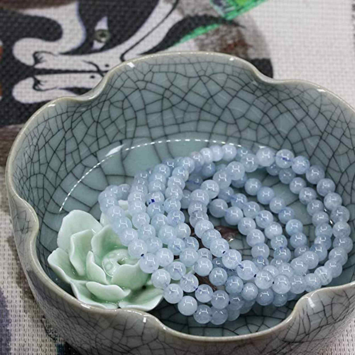 Bratara din cristal natural acvamarin pentru barbati si femei