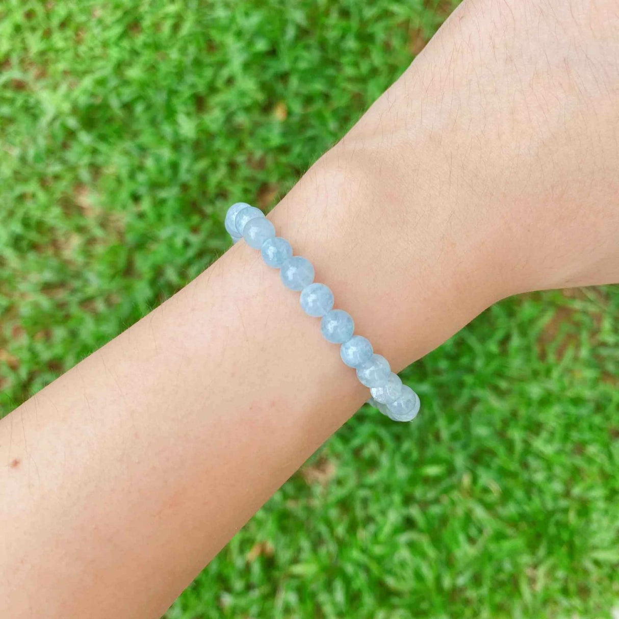Bratara din cristal natural acvamarin pentru barbati si femei