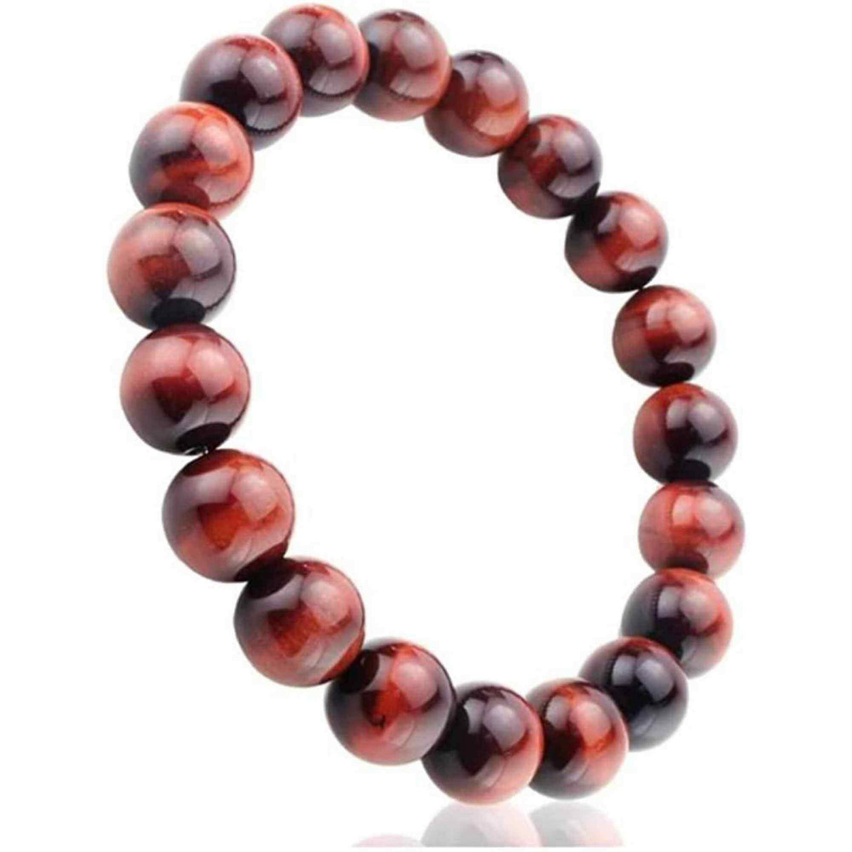 Bratara din piatra semipretioasa Ochi de Tigru Rosu Dragon's Eye