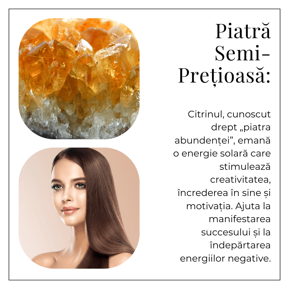 Bratara Elastica cu Margele 4 mm Naturale de Citrin – Atragerea Prosperitatii si Claritate