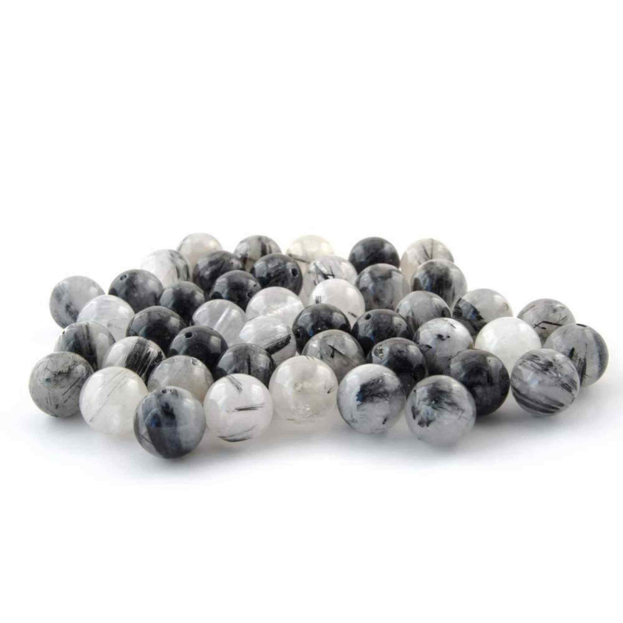 Bratara de Manifestare - Bratara Manuala din Rutil Negru Natural 8mm