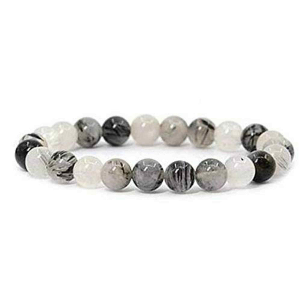 Bratara de Manifestare - Bratara Manuala din Rutil Negru Natural 8mm