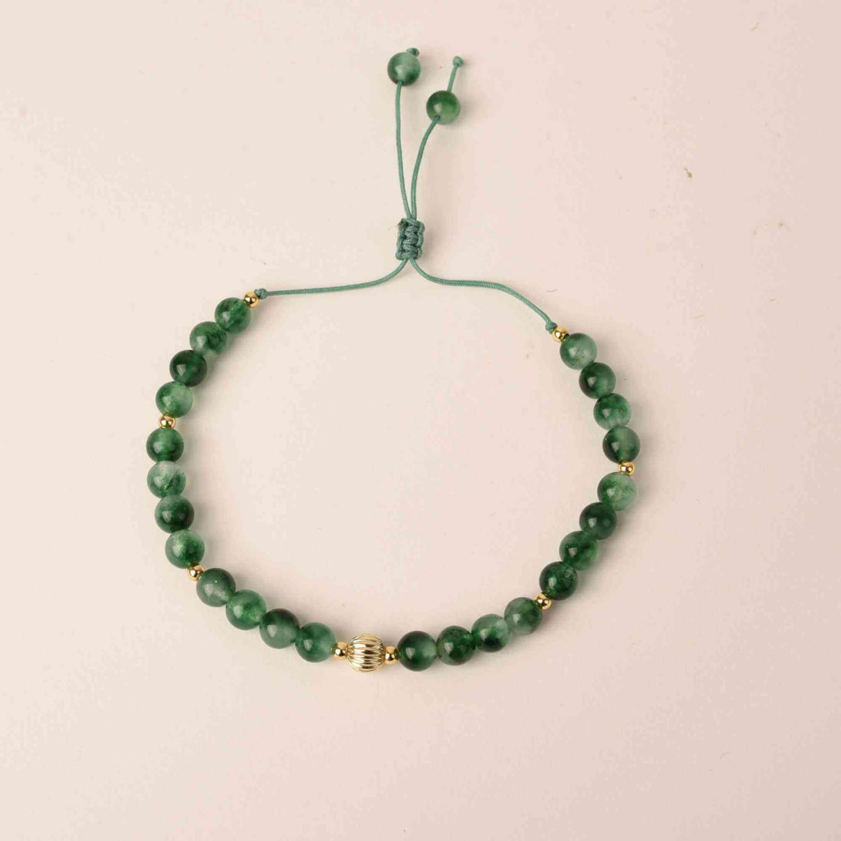 Bratara reglabila cu mini margele piatra semipretioasa naturala Calcedonia