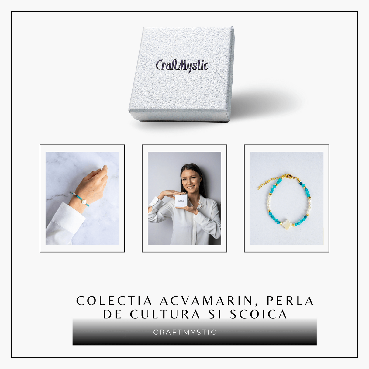 Claritate, liniste si puritate – Acvamarin si perle naturale