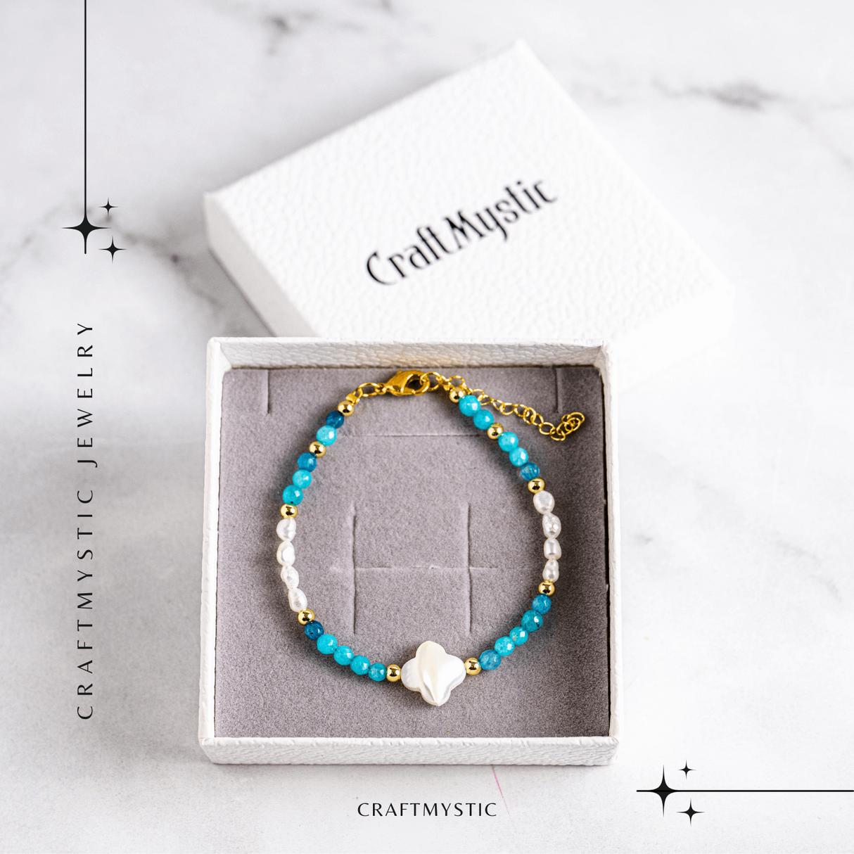 Claritate, liniste si puritate – Acvamarin si perle naturale