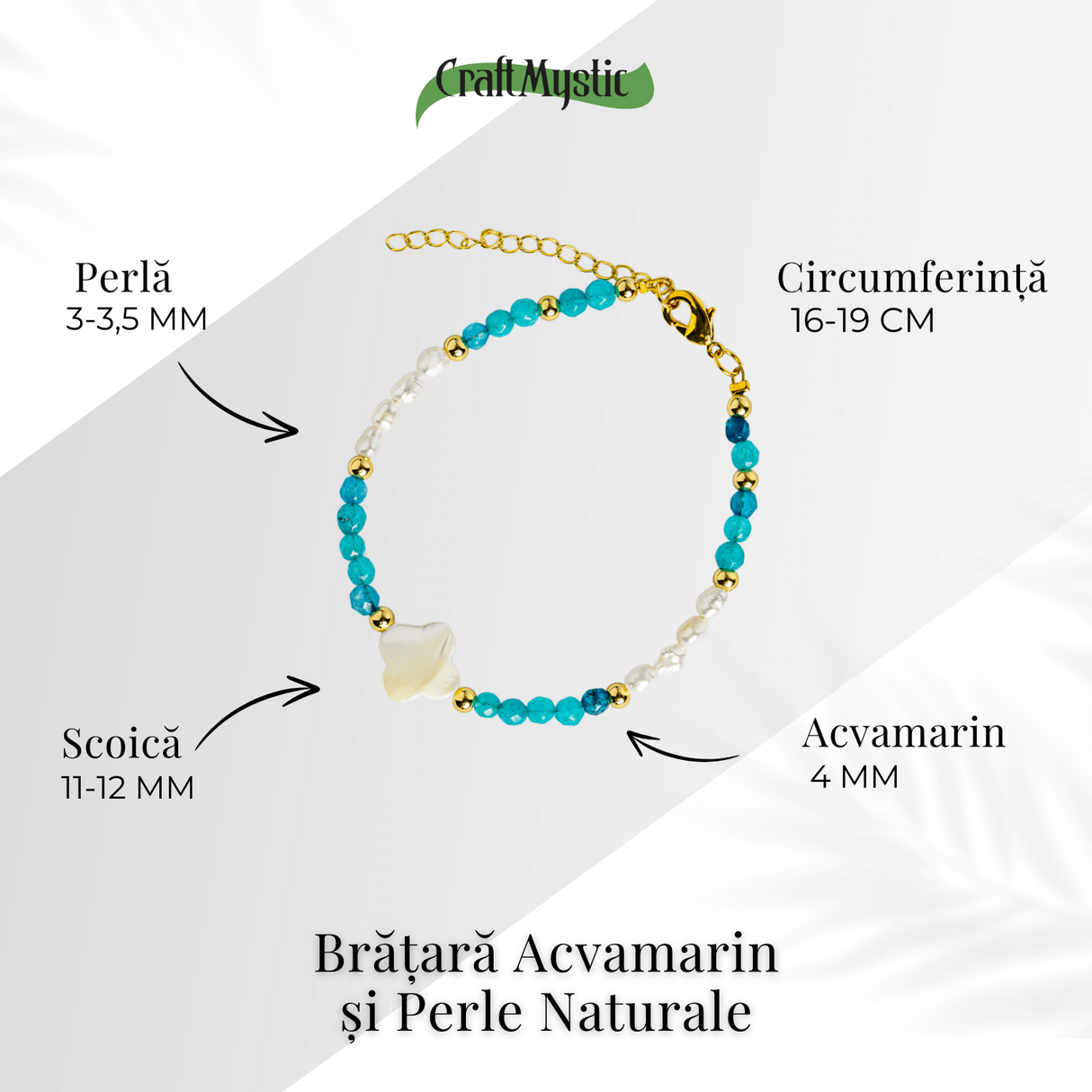 Claritate, liniste si puritate – Acvamarin si perle naturale