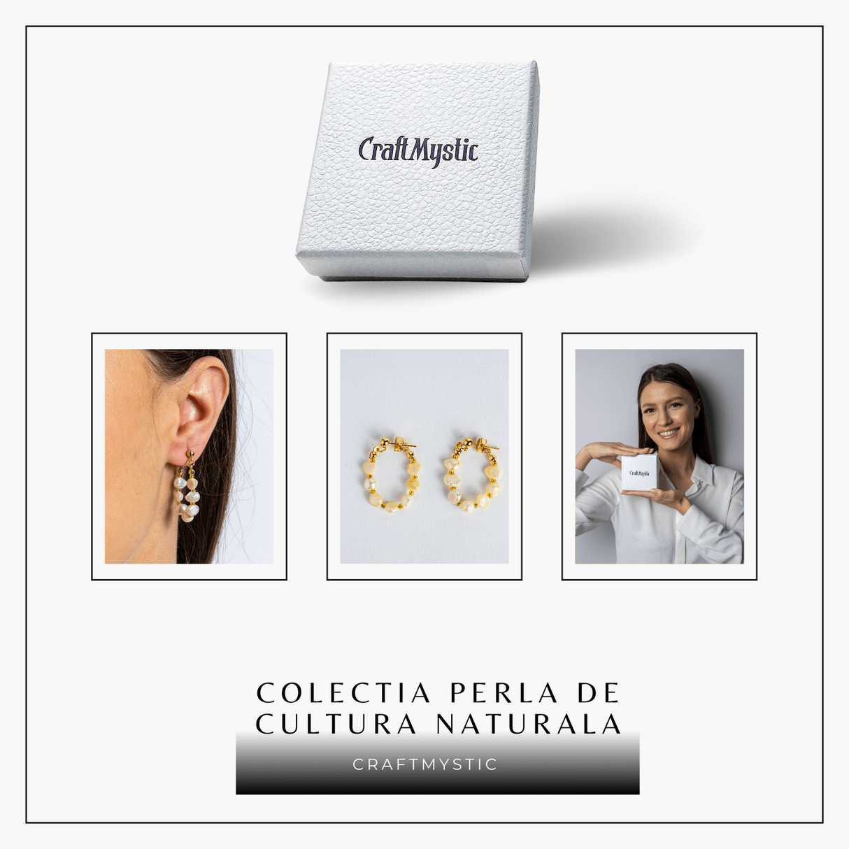 Imperfectiunea care fascineaza – Cercei cu perle baroc naturale