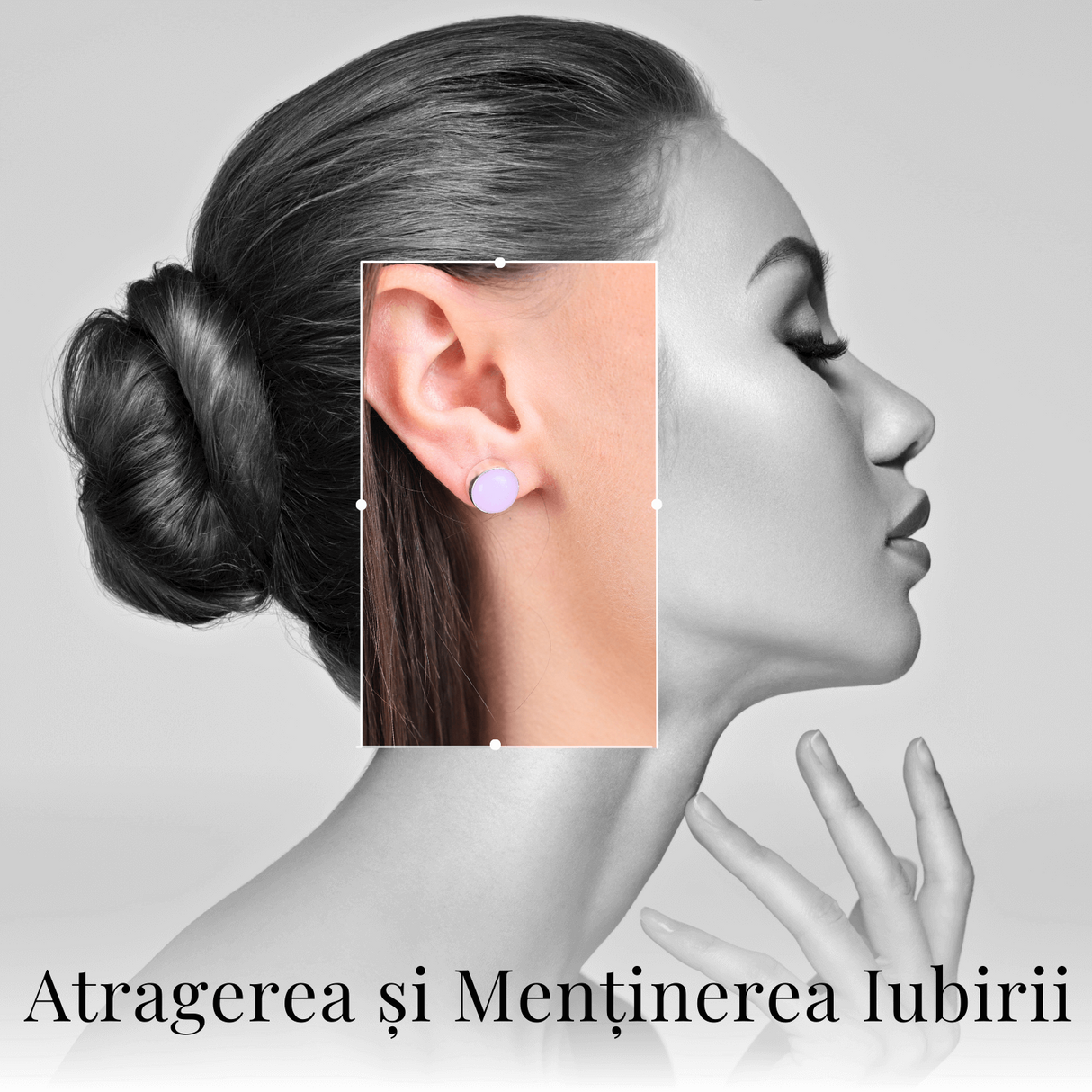 Cercei Eleganti cu Cuart roz Natural, inchidere pe surub, pentru iubire si armonie