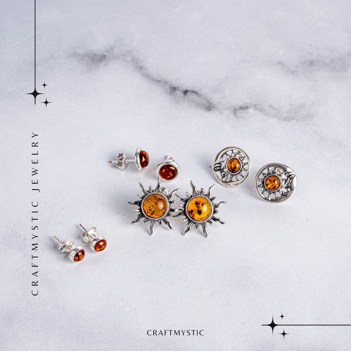 Cercei spirituali – Chihlimbarul care uneste energia si intuitia in montura argint 925