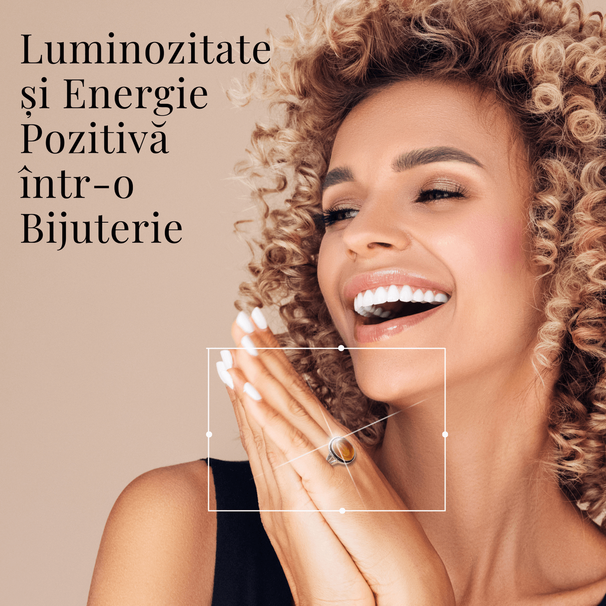 Inel Ajustabil Argintiu cu Citrin Natural