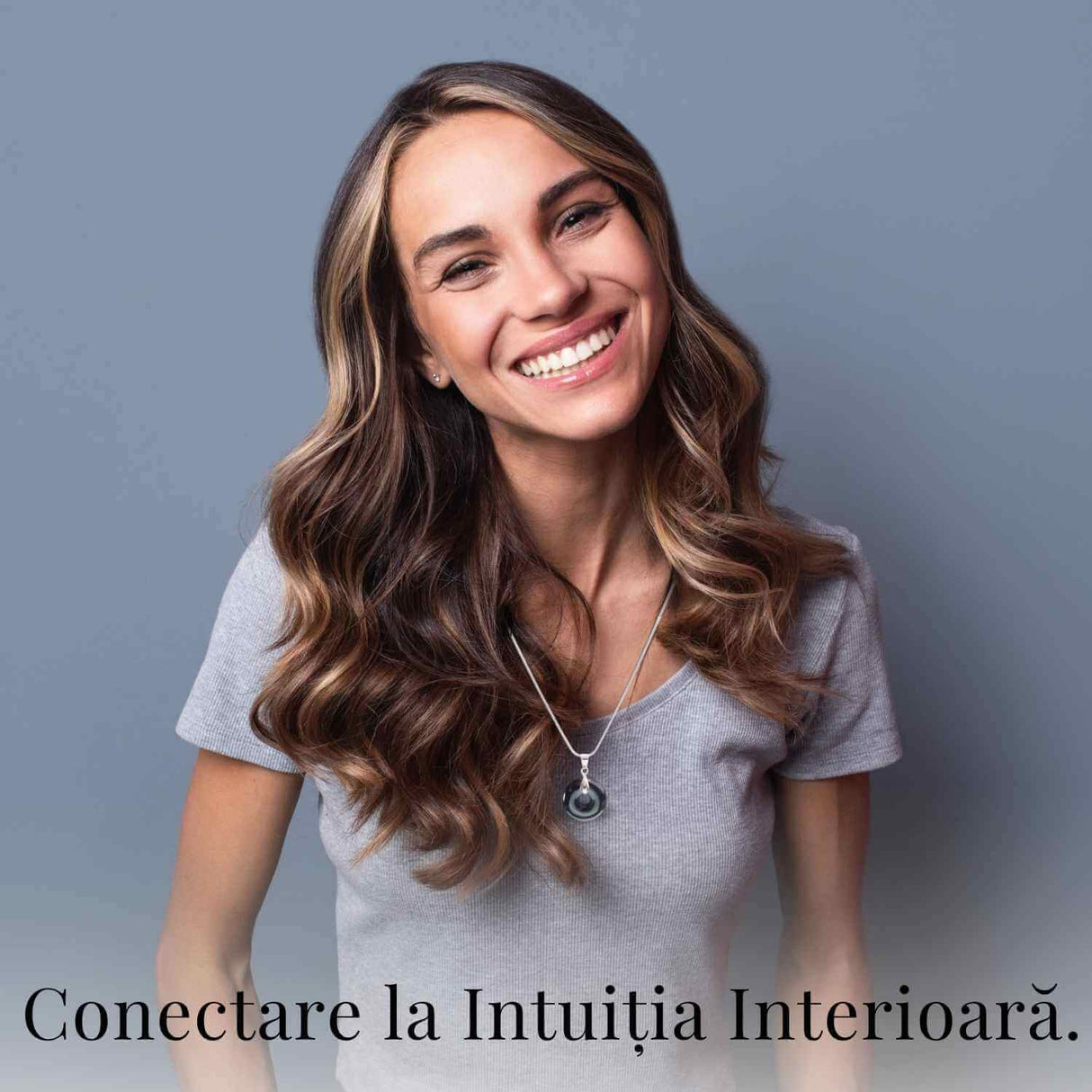 Colier Argintiu cu Obsidian Forma Pi