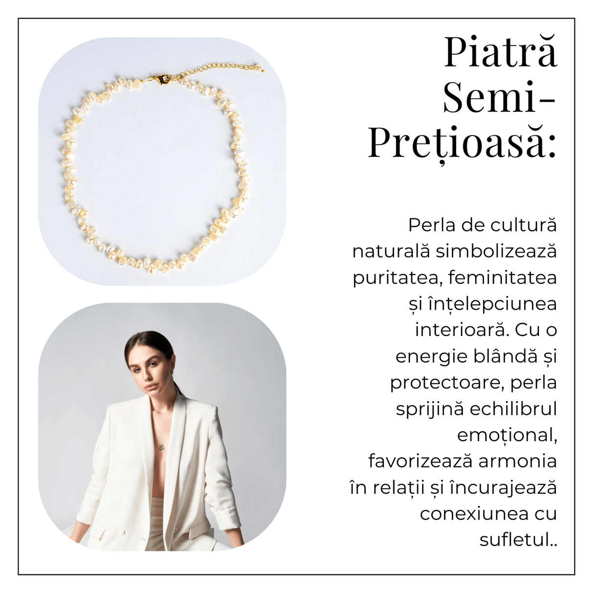 Colier choker cu perle design baroc – Eleganta naturala, mereu la moda