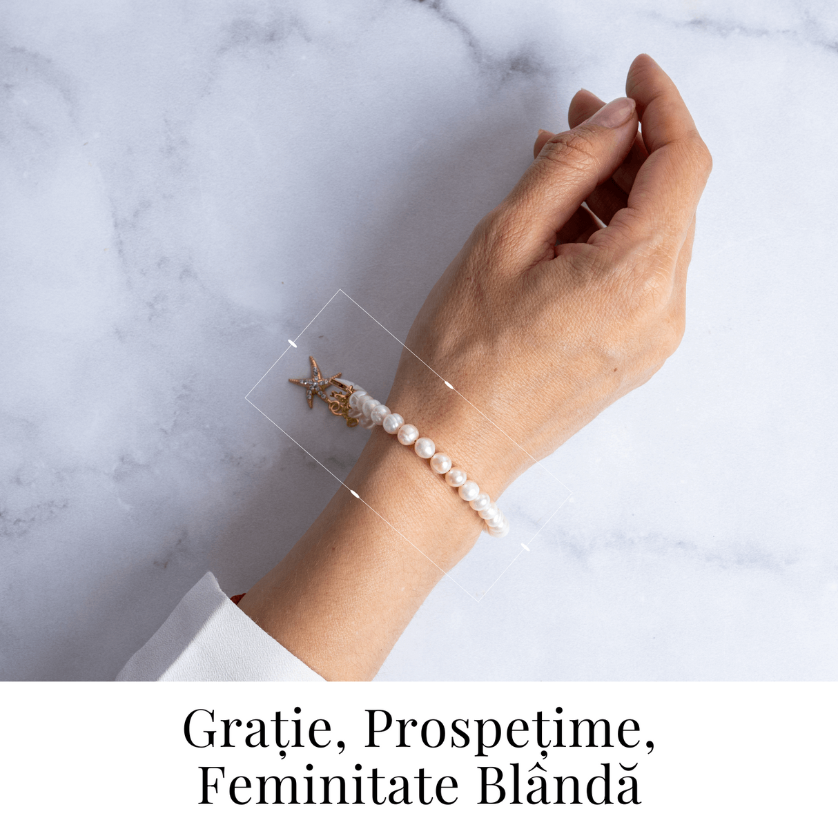 Bratara eleganta cu perle si scoica – Inspirata din adancurile oceanului