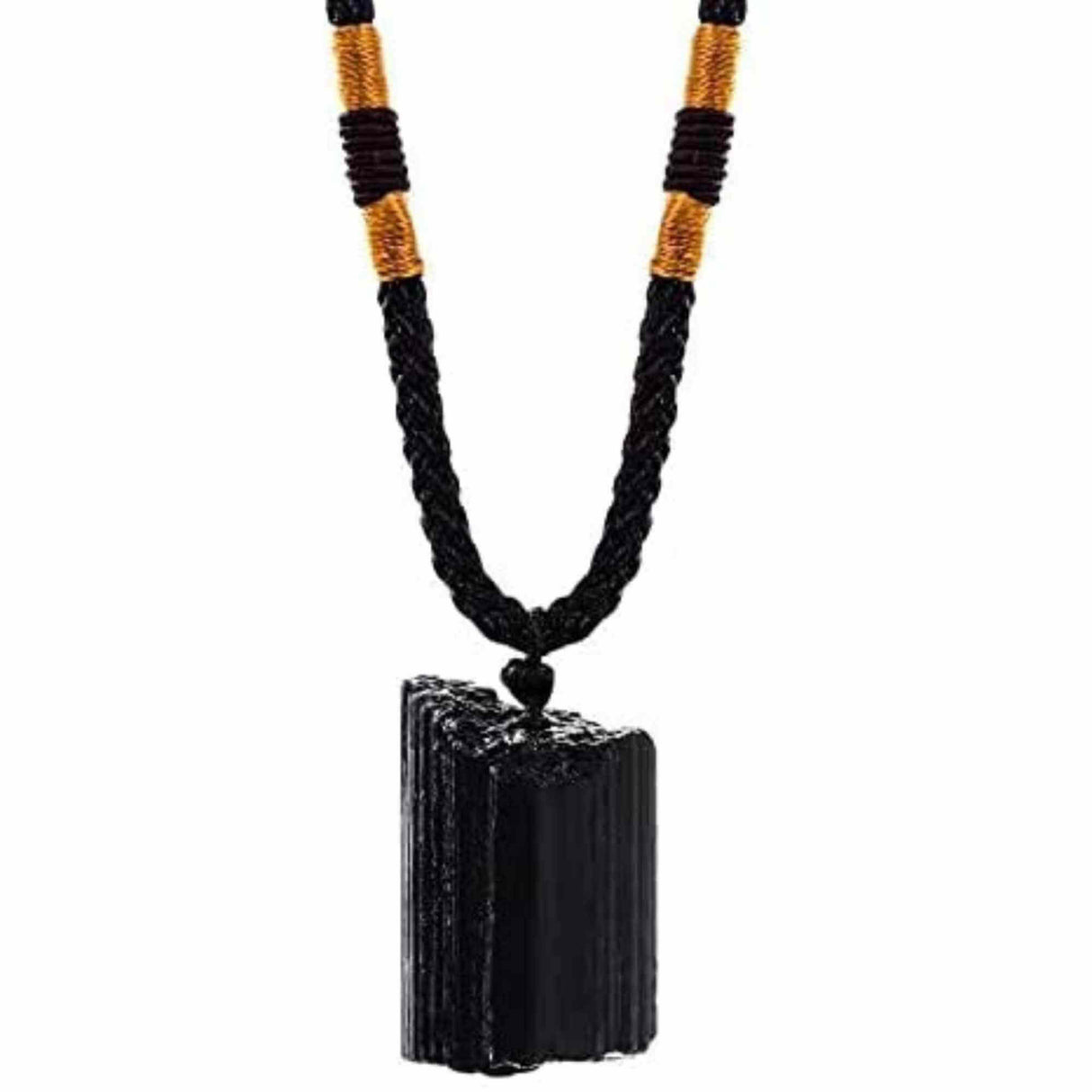 Colier cu cristal Turmalina Neagra– o piatra semipretioasa excelenta pentru meditatie, trezirea spiritualitatii si a abilitatilor interioare care creste si pozitivitatea mentala