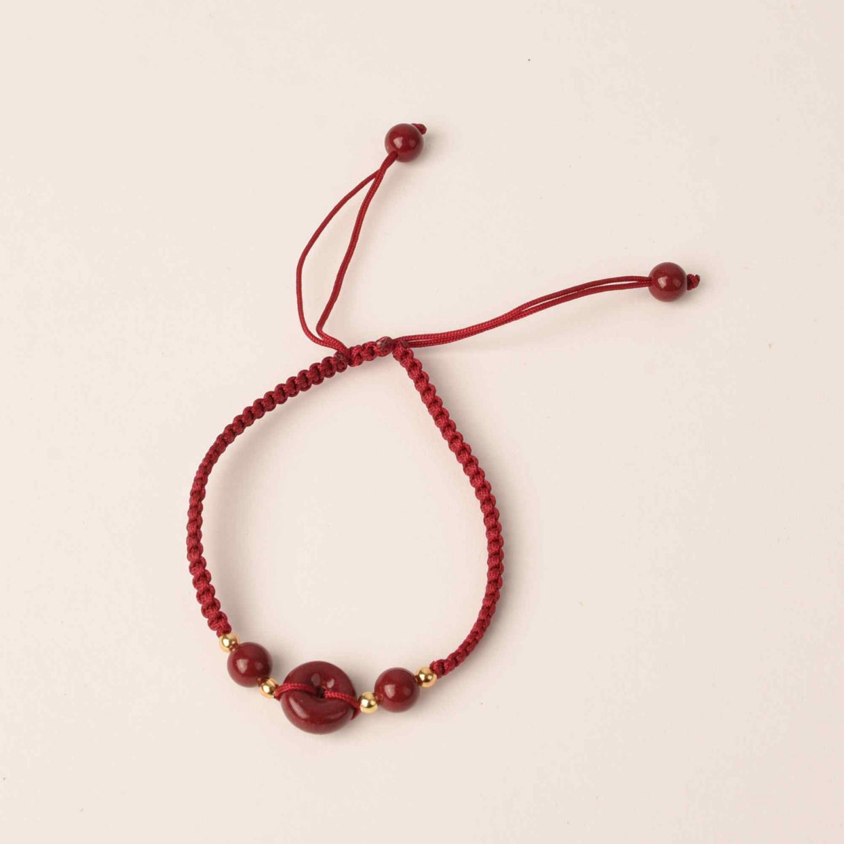 Set bratara pentru mana si picior cu cristal natural Cinabru Feng Shui