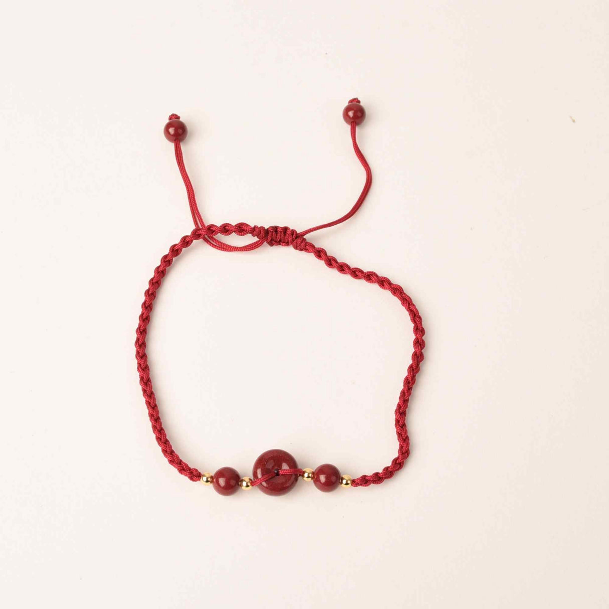 Set bratara pentru mana si picior cu cristal natural Cinabru Feng Shui