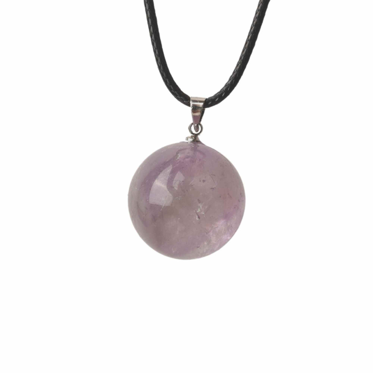 Colier cu piatra semipretioasa rotunda - pandantiv din pietre prețioase naturale mixte 7 Chakre - Copie