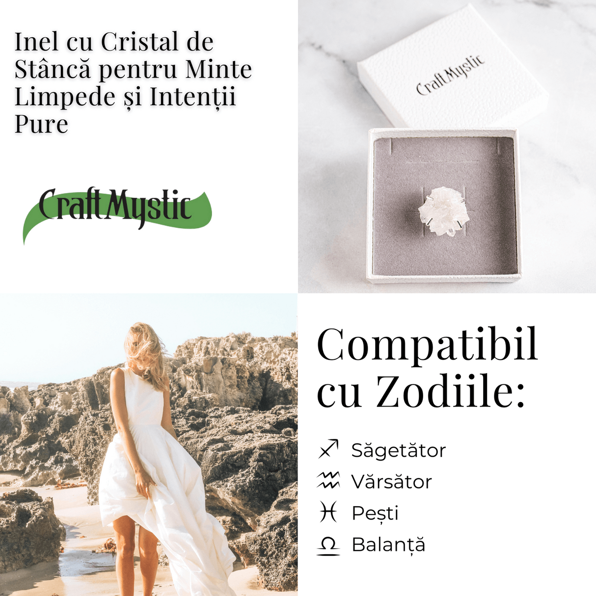 Inelul claritatii – Cristal de stanca pentru minte limpede si intentii pure