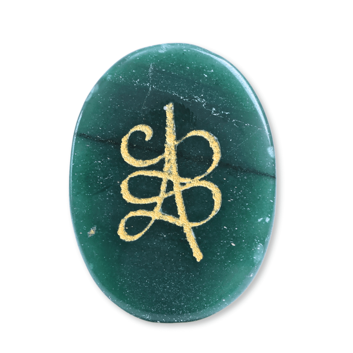 Moneda Zibu din Jad verde - Prosperitate si Noroc