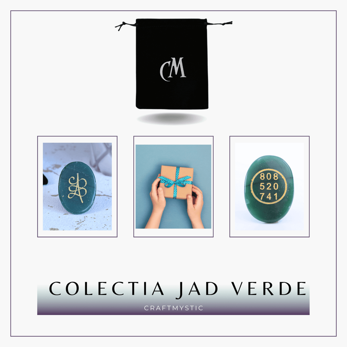 Moneda Zibu din Jad verde - Prosperitate si Noroc