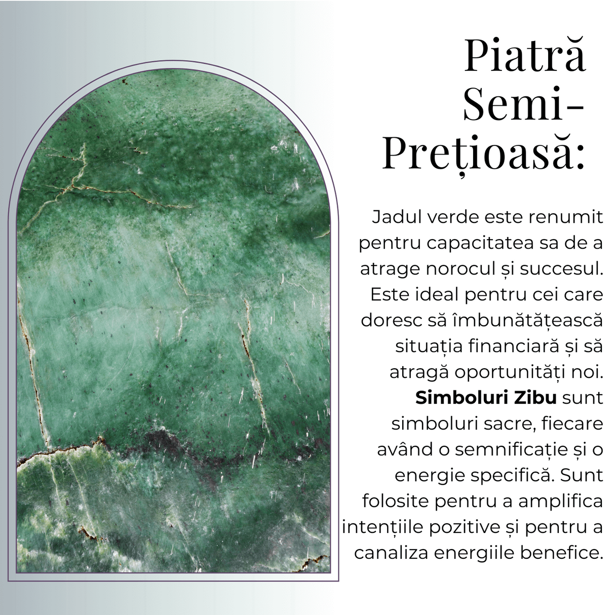 Moneda Zibu din Jad verde - Prosperitate si Noroc