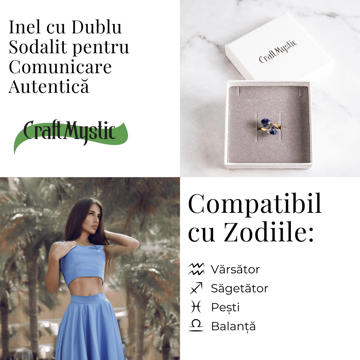 Activeaza-ti vocea interioara – Inel cu dublu Sodalit, piatra comunicarii autentice