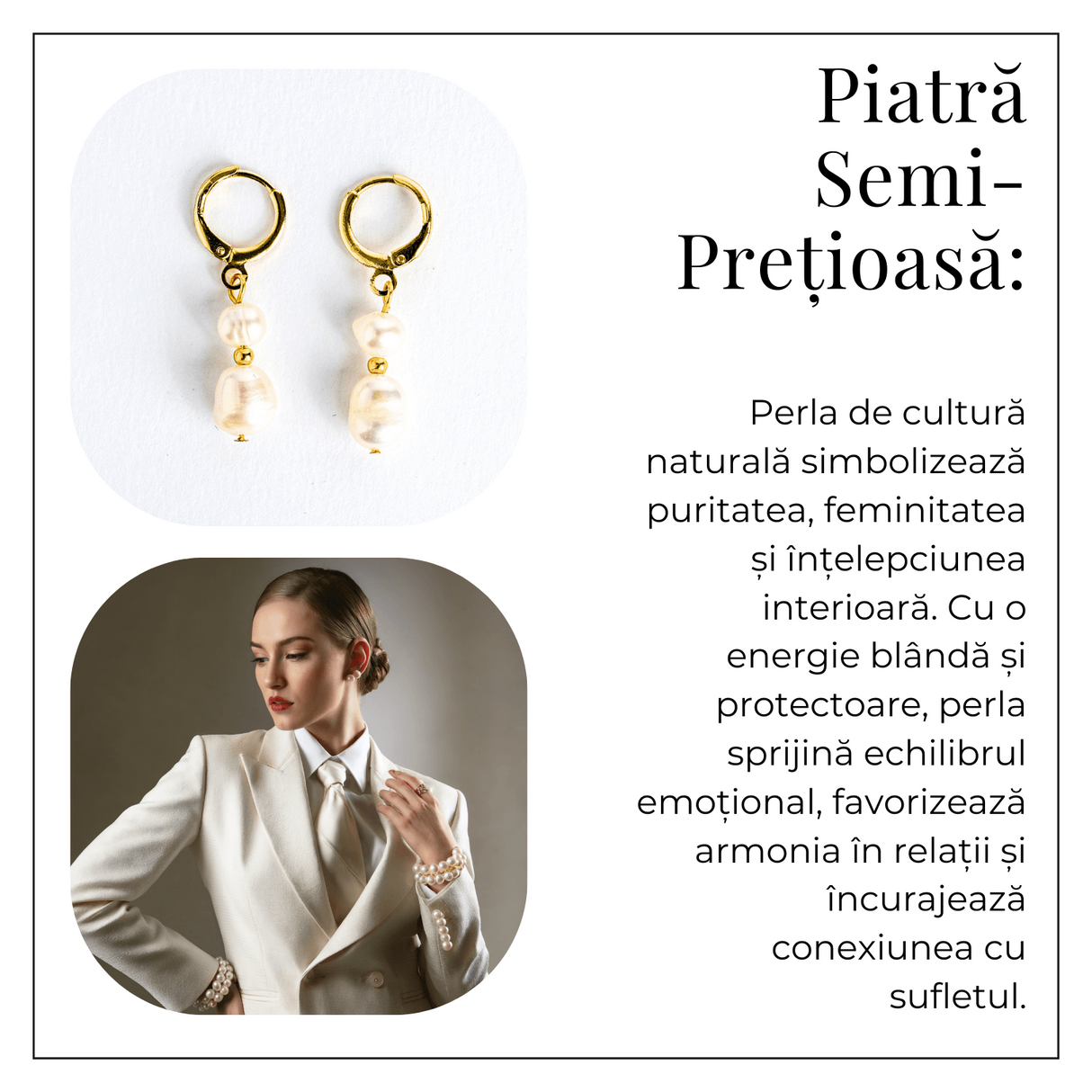 Bijuterie delicata pentru rafinament zilnic – Cercei tortita cu perle de cultura