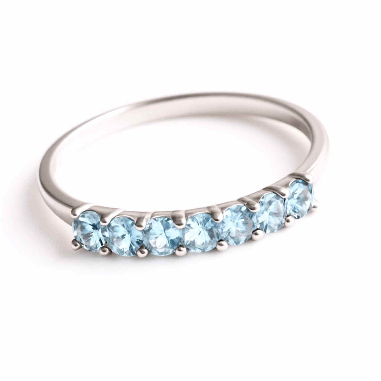 Inel Argint 925 cu Acvamarin fatetat– Claritate Mentala si Calm Interior