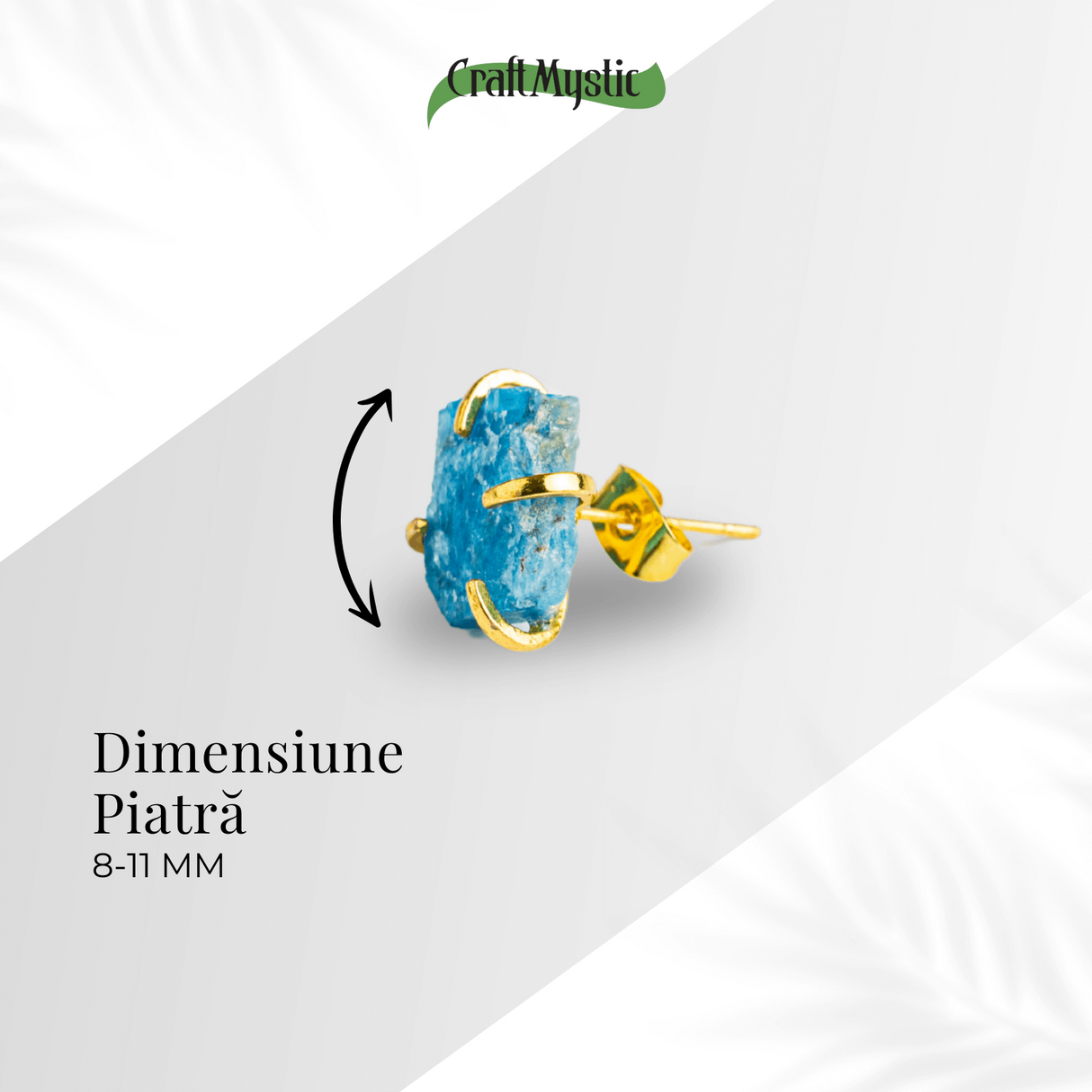 Cercei de Claritate si Inspiratie – Apatit Natural si Finisaj Auriu