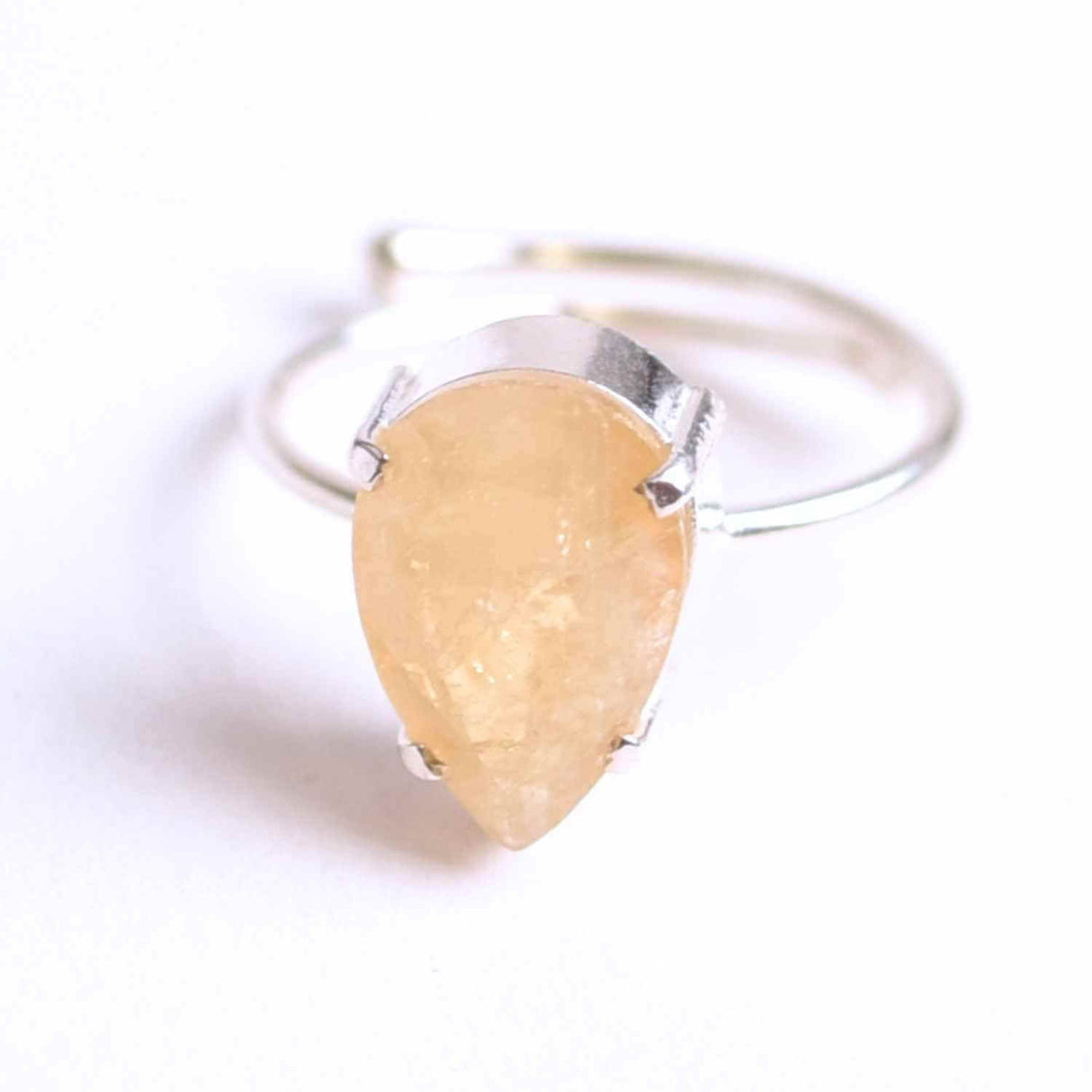Inel Argint 925 cu Citrin Fatetat – Abundenta si Energie Pozitiva in Fiecare Zi