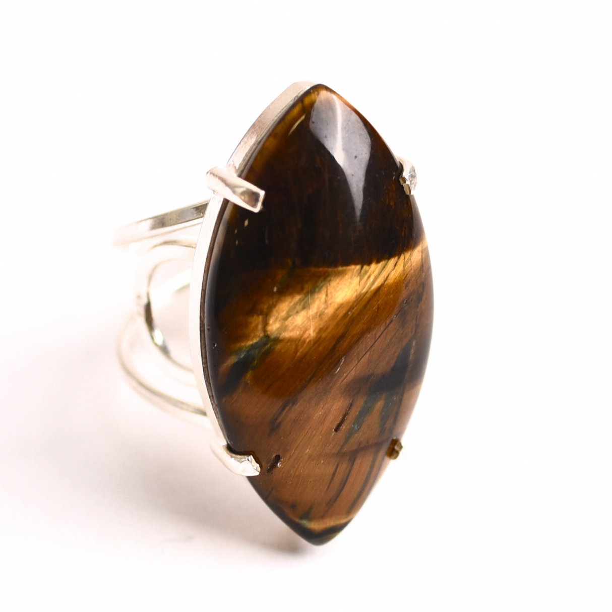 Inel Argint 925 cu Ochi de Tigru – Protectie si Claritate Mentala Zilnica