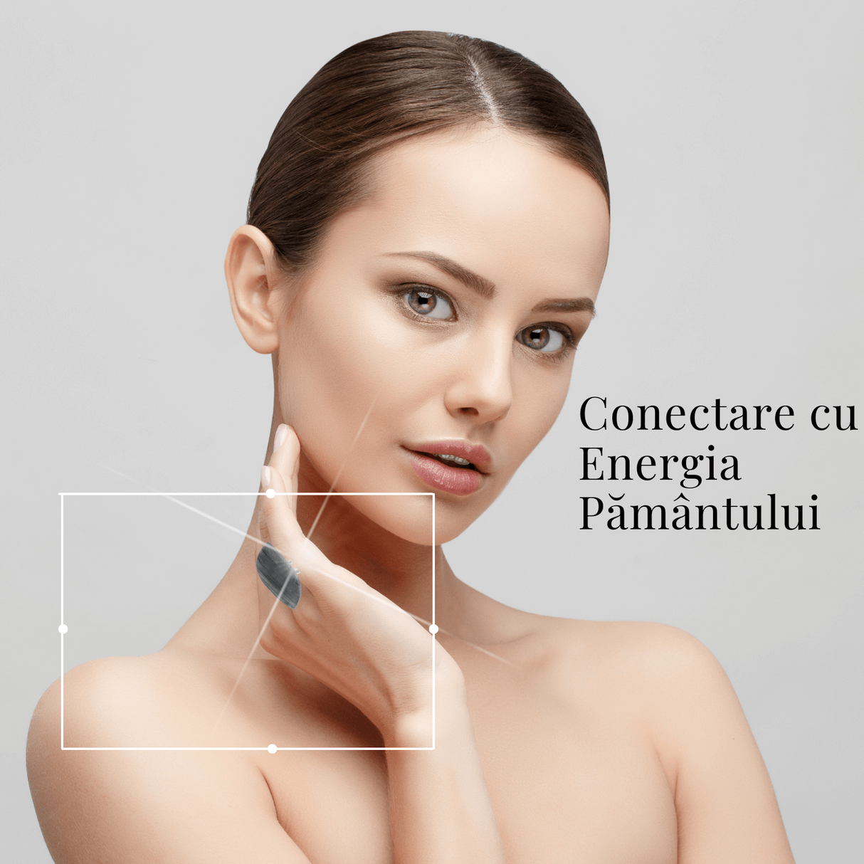 Inel auriu ajustabil cu Labradorit design frunza, pentru protectie si intuitie