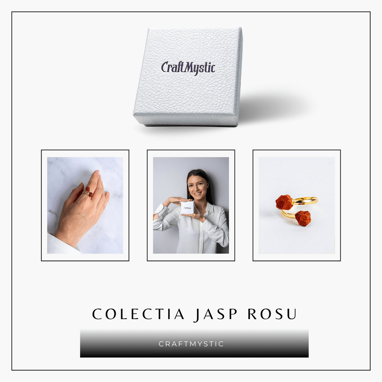 Energie si echilibru zilnic – Inel cu dublu jasp rosu brut