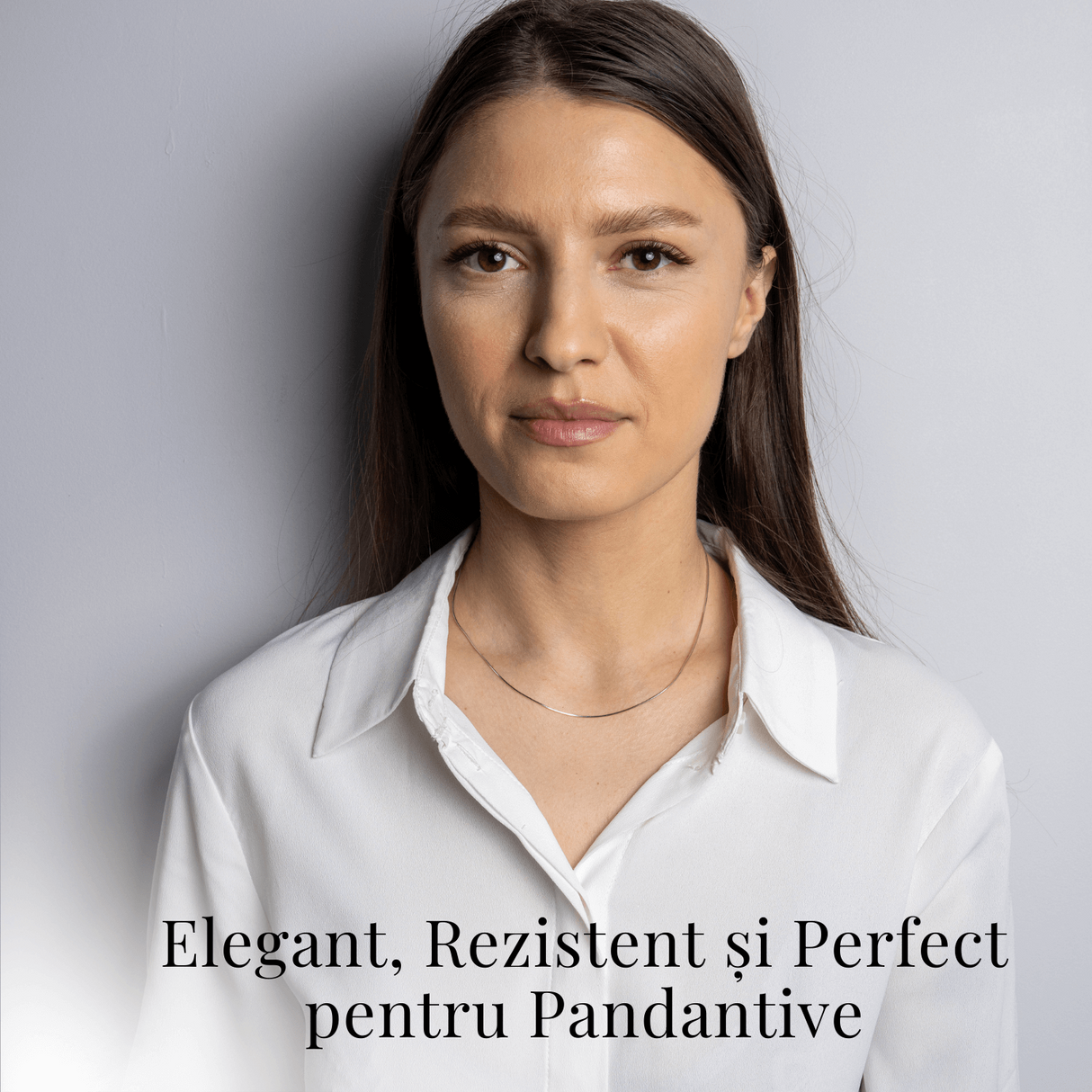 Lant Ajustabil Tip Sarpe din Argint 925 – Ajustabil 40+5 cm