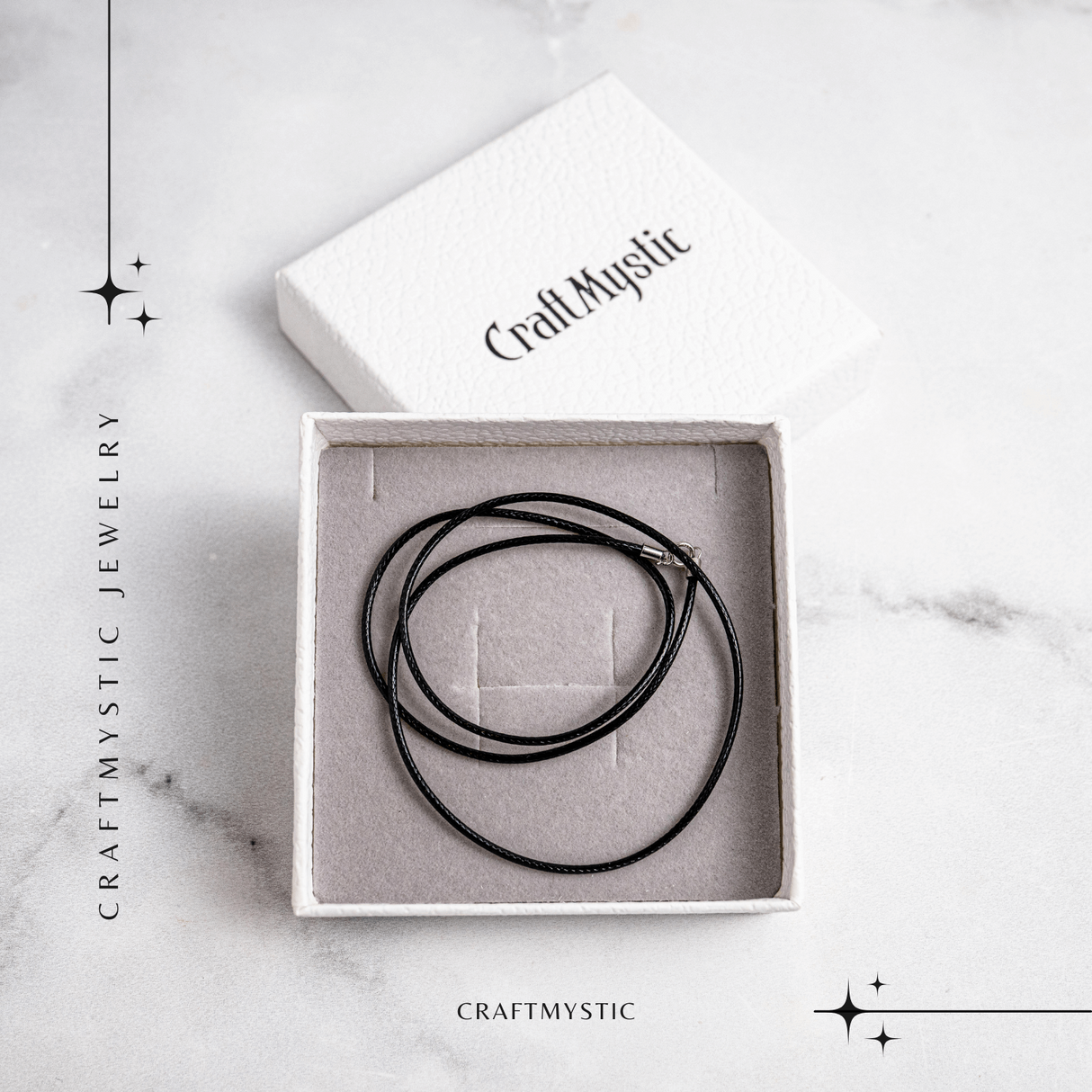 Lant din Sfoara Cerata cu Inchidere din Argint 925 pentru Pandantive