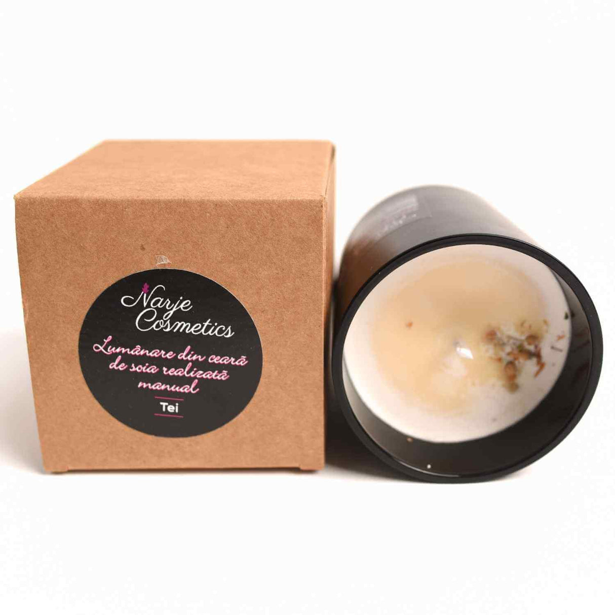 Lumanare cu ulei esential de tei – Relaxare si echilibru