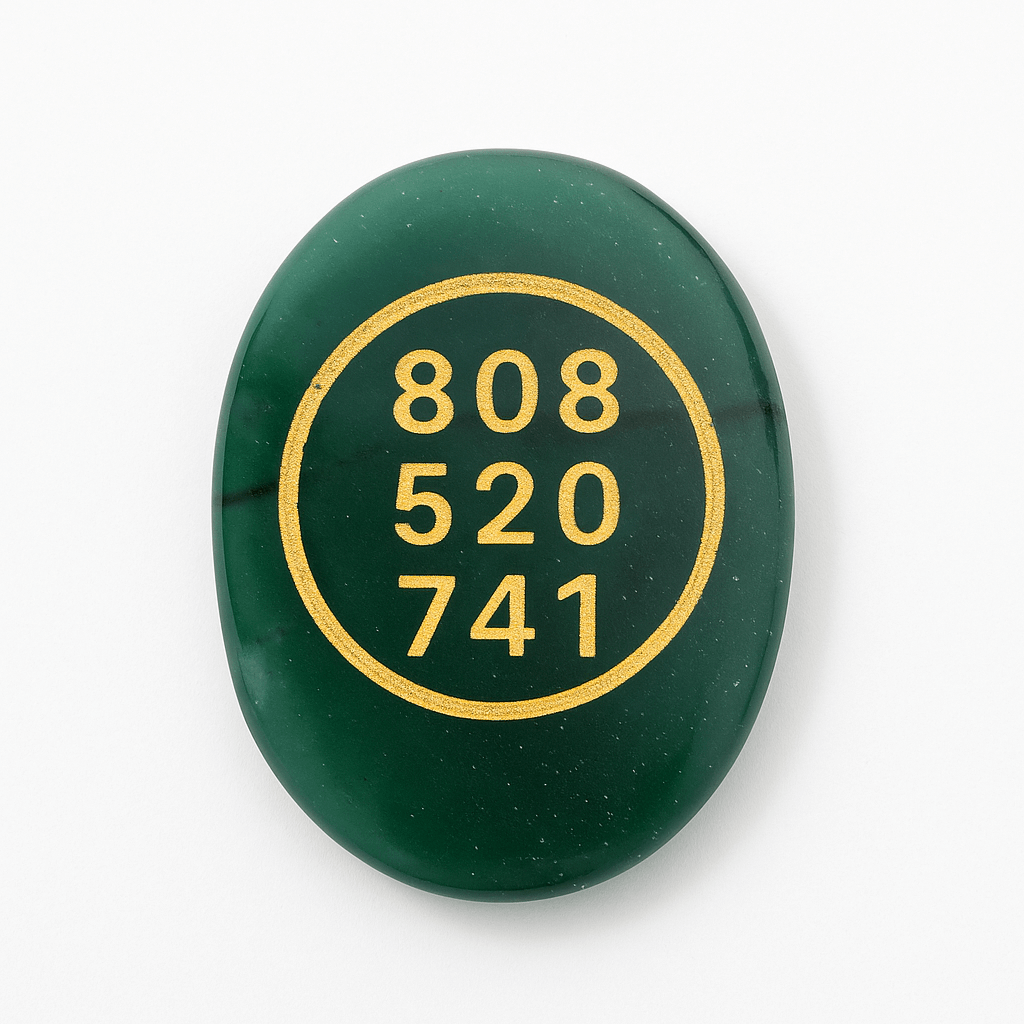 Moneda Zibu din Jad verde - Prosperitate si Noroc