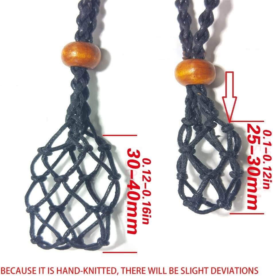 Set doua sfori reglabile, una neagra si una maro, ideale pentru realizarea colierelor cu pietre naturale sau bijuterii de artizanat