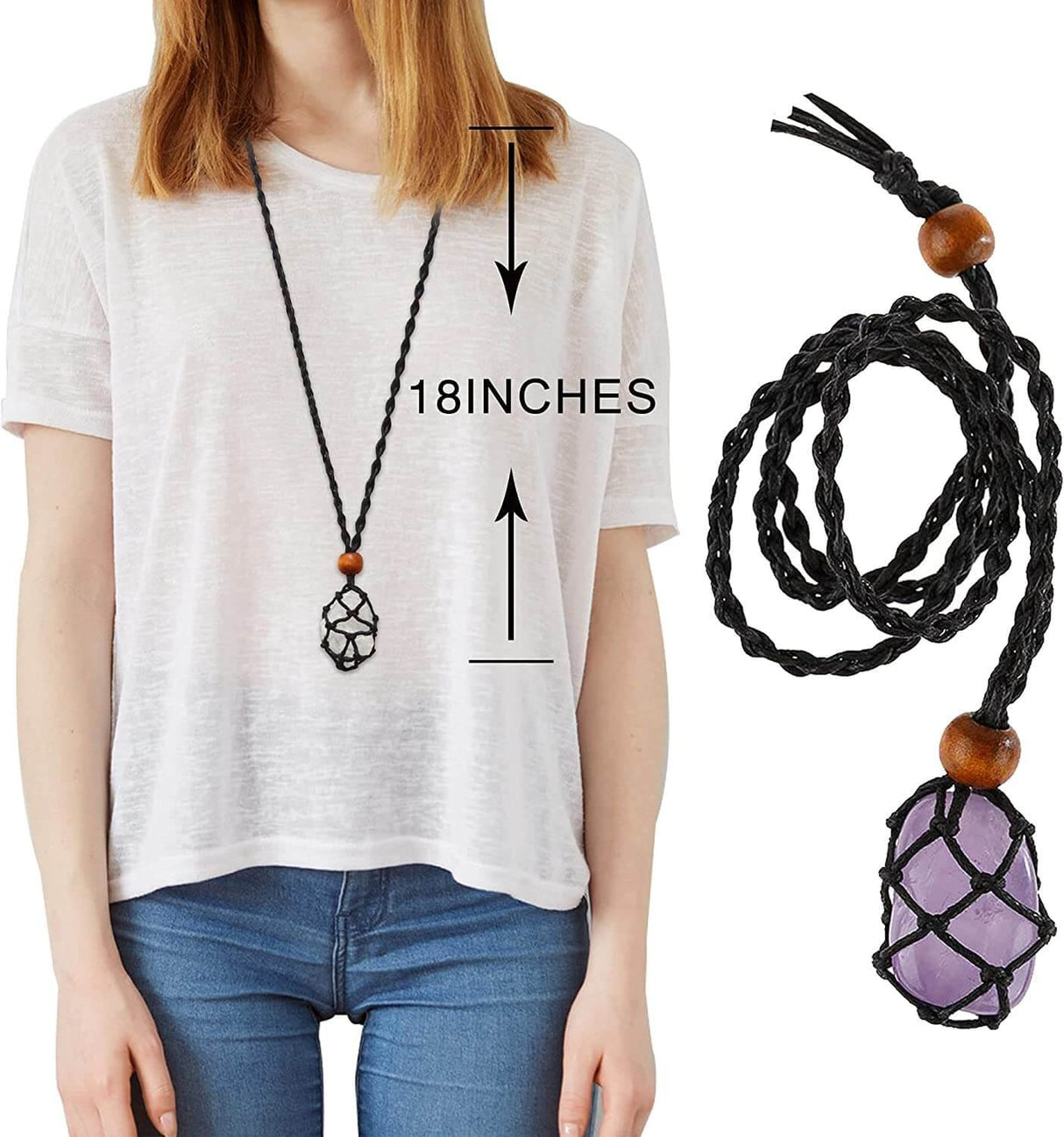 Set doua sfori reglabile, una neagra si una maro, ideale pentru realizarea colierelor cu pietre naturale sau bijuterii de artizanat