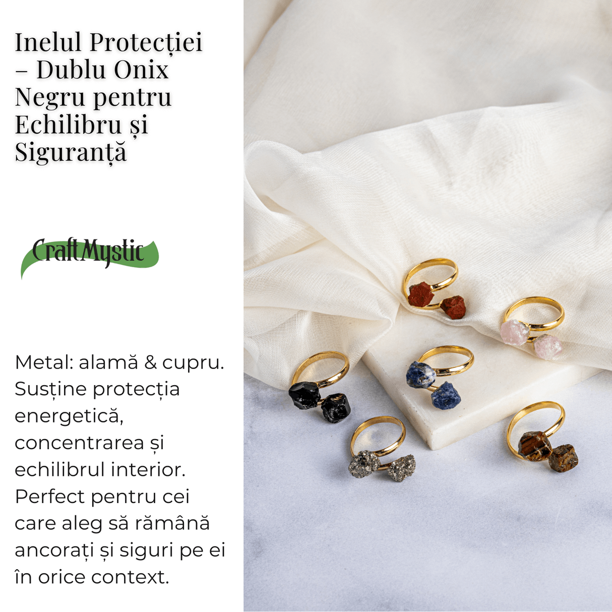 Inelul protectiei – Dublu Onix negru pentru echilibru si siguranta
