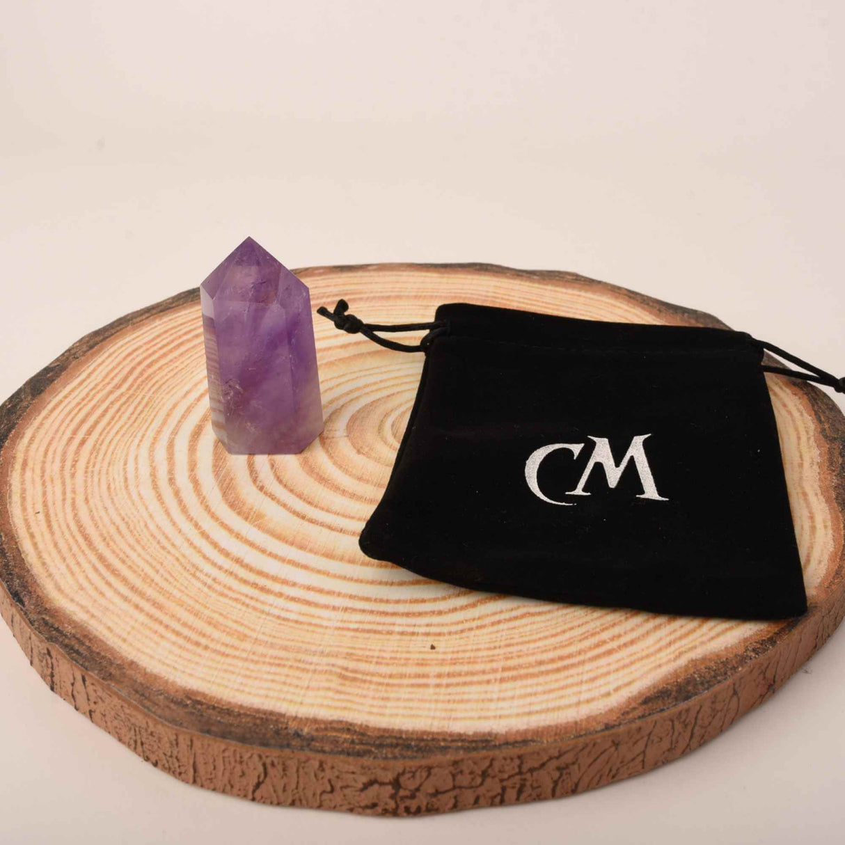 Turn de cristal semipretios vindecator hexagonal Ametist