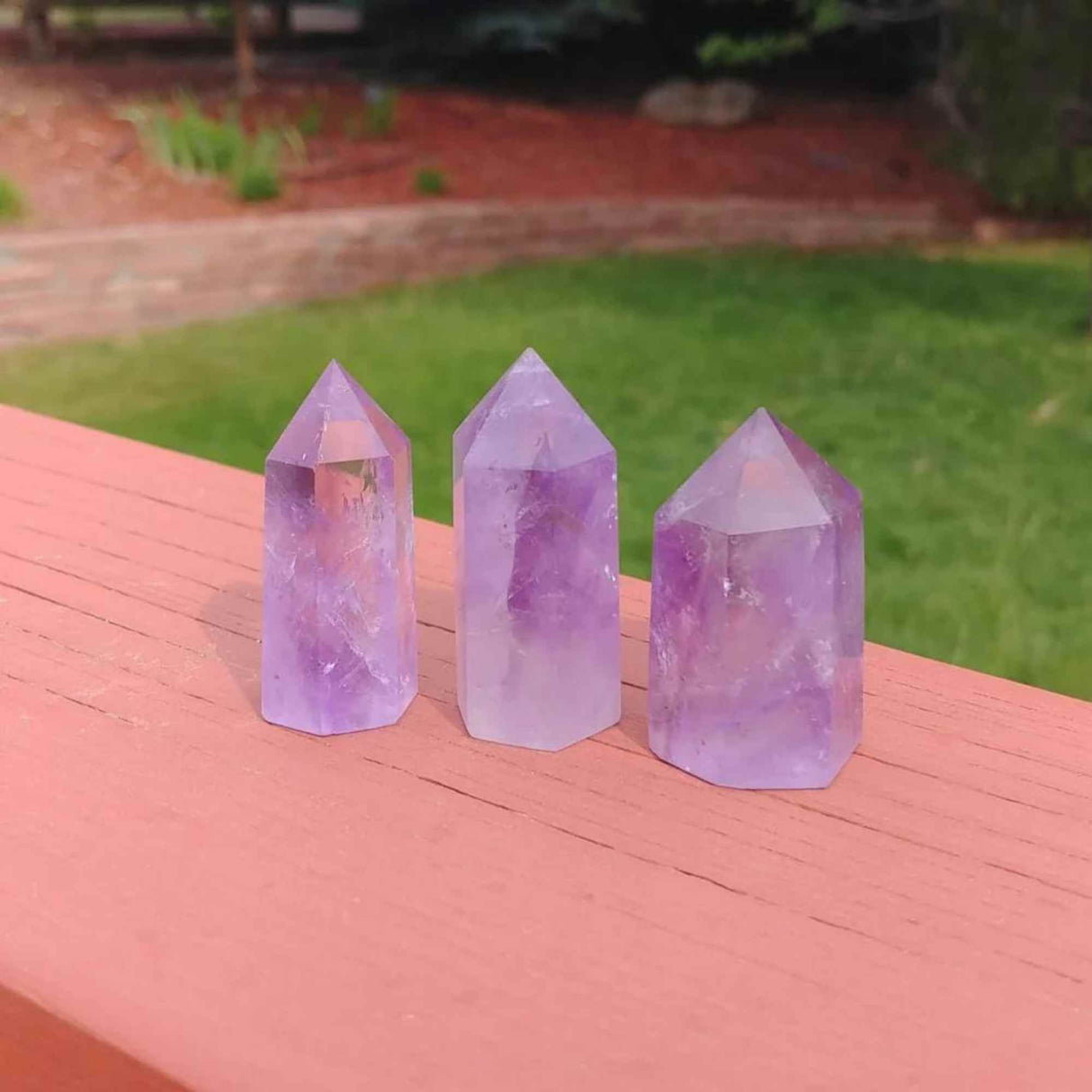 Turn de cristal semipretios vindecator hexagonal Ametist