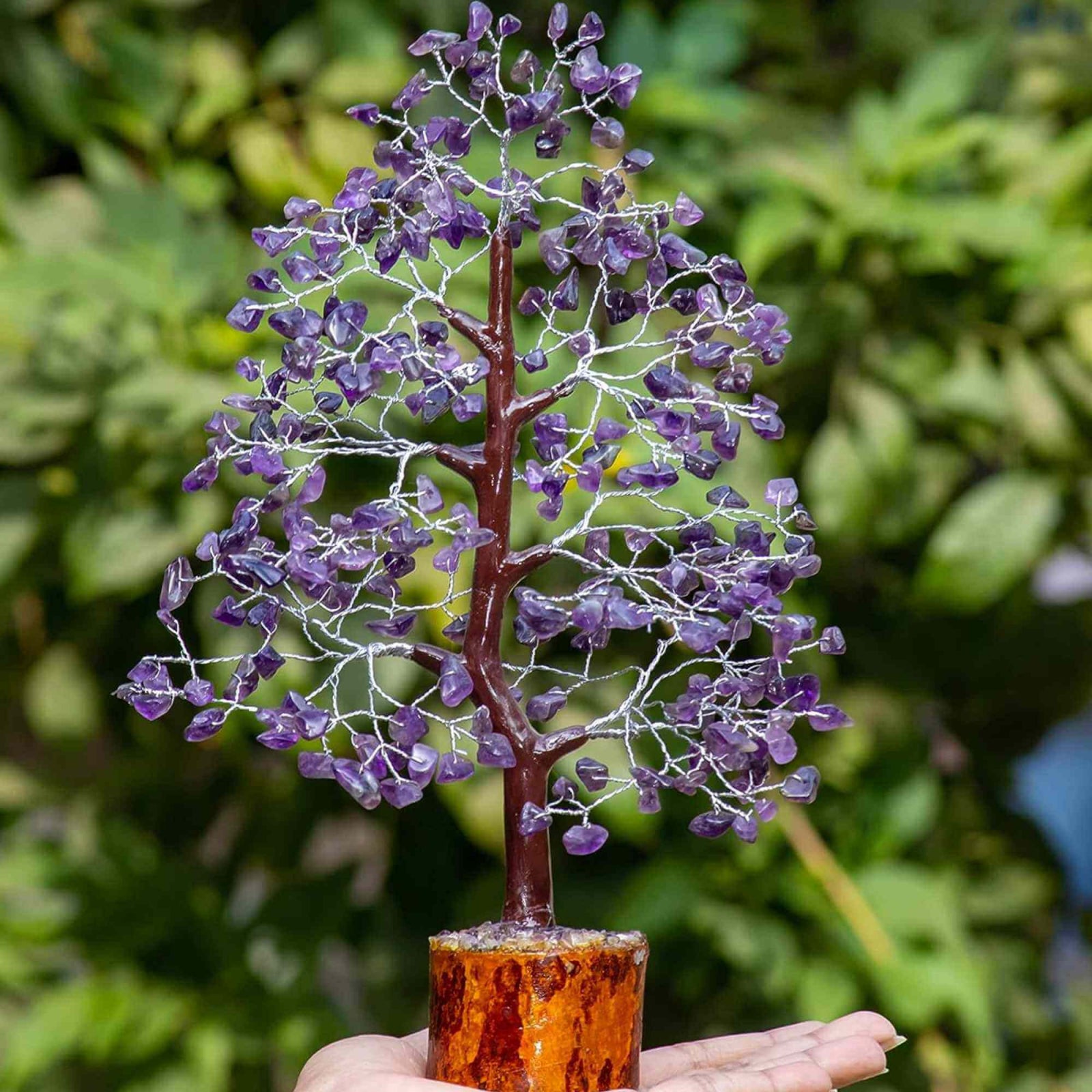 Arbore 25 cm Cristalin cu pietricele din Ametist