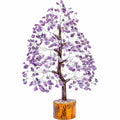 Arbore 25 cm Cristalin cu pietricele din Ametist - Aducator de Liniste si Echilibru - Sculptura Energetica pentru Decorul Casei si Biroului - Idee de Cadou pentru Intelegere Spirituala si Protectie
