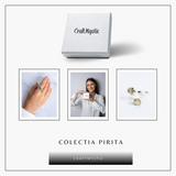 Atrage succesul si blocheaza negativitatea – Inel dublu Pirita in forma naturala