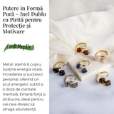 Putere in forma pura – Inel dublu cu pirita pentru protectie si motivare