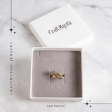 Putere in forma pura – Inel dublu cu pirita pentru protectie si motivare